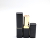 Proveedor de envases de tubos de lápices labiales al por mayor de aluminio dorado negro cuadrado de 3,8 g