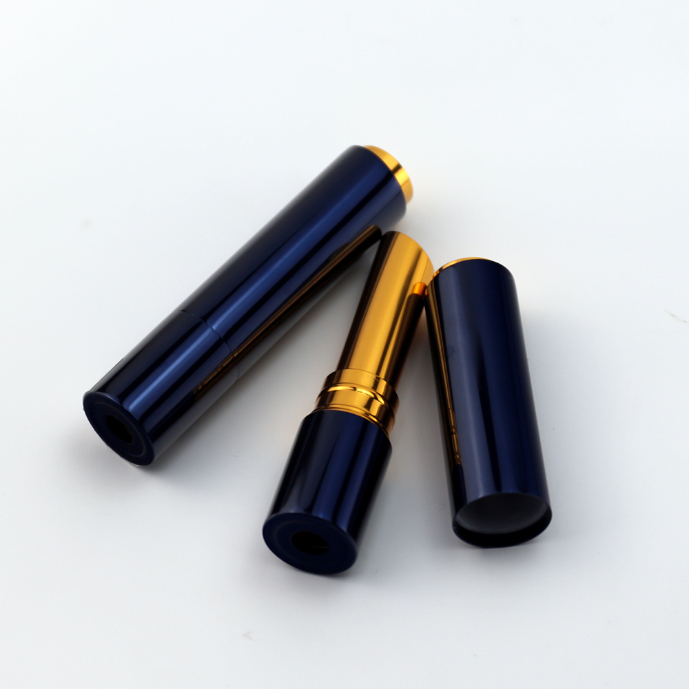 Contenedor de lápiz labial de aluminio de relleno de fondo