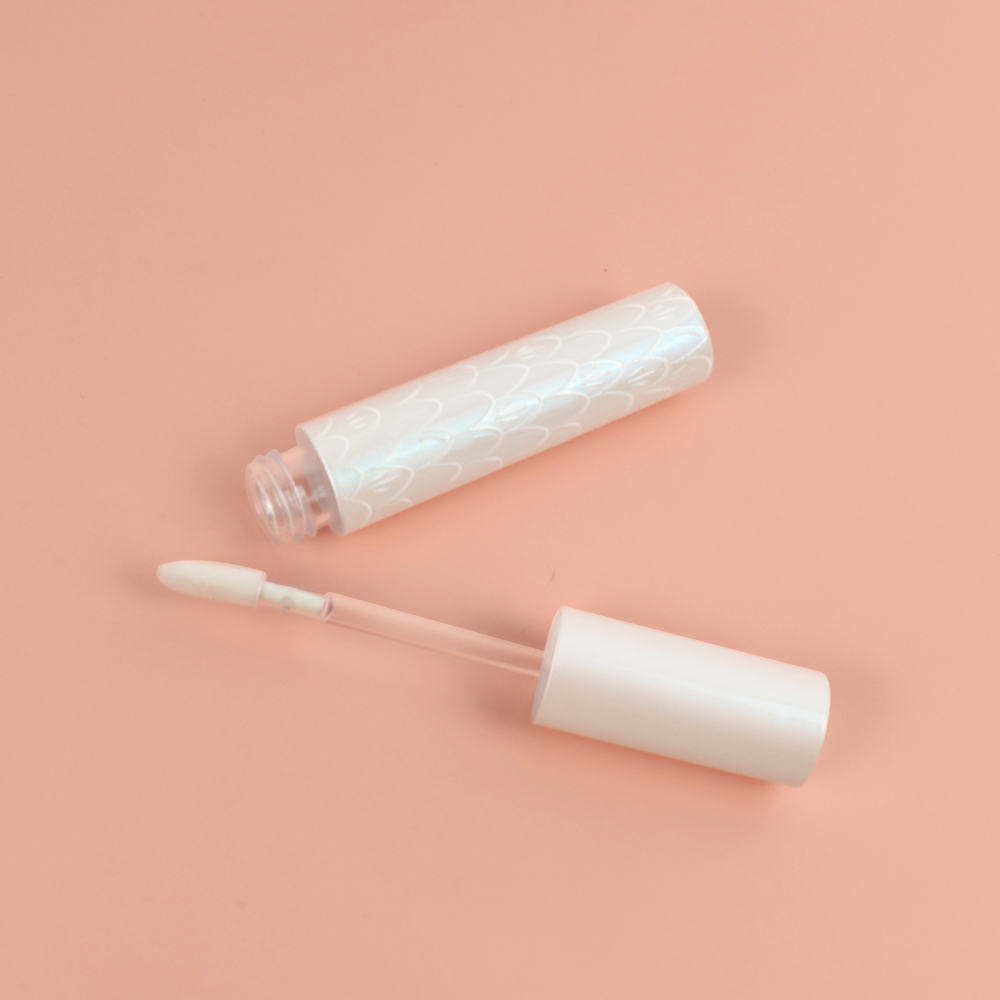 Envase plástico de los tubos del brillo de labios del lustre del labio de la muestra libre de encargo transparente de PETG