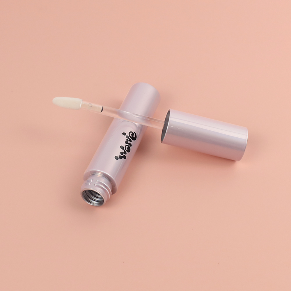 Envase plástico de los tubos del brillo de labios del lustre del labio de la muestra libre de encargo transparente de PETG