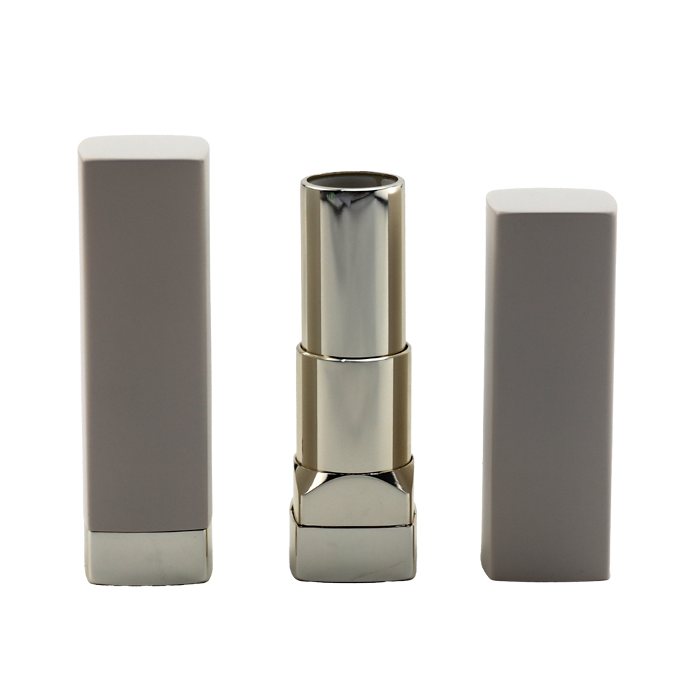 Contenedor de lápiz labial de aluminio Suqare