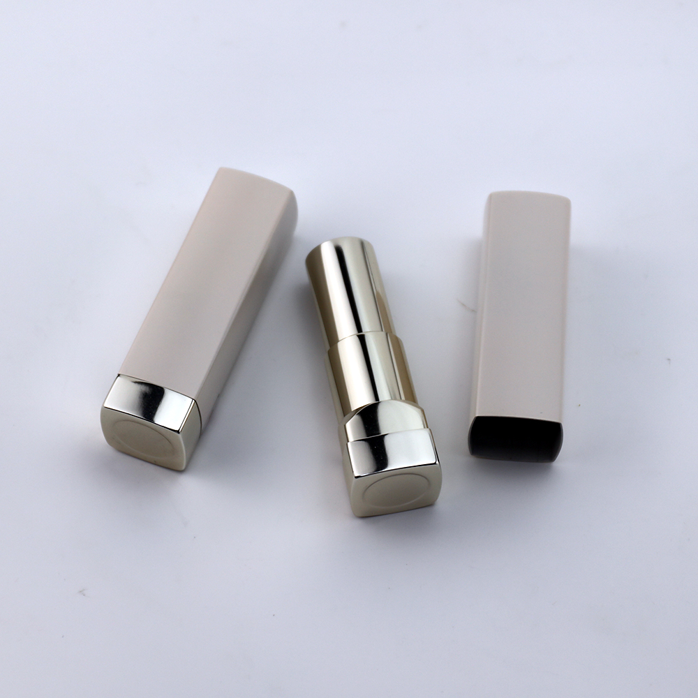 Contenedor de lápiz labial de aluminio Suqare