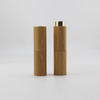 5 ml Twist arriba Botella de atomizador de perfume de bambú llena de fondo