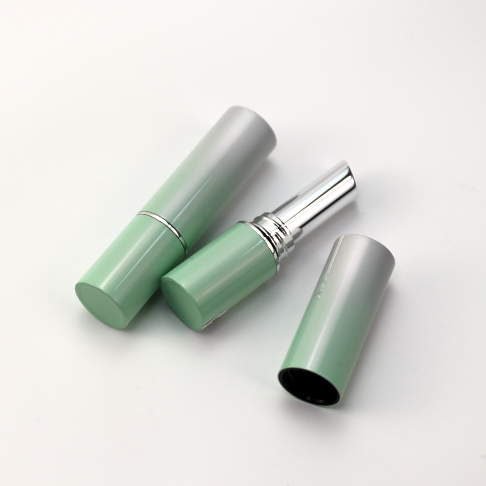 Case de lápiz labial de aluminio redondo y hermético