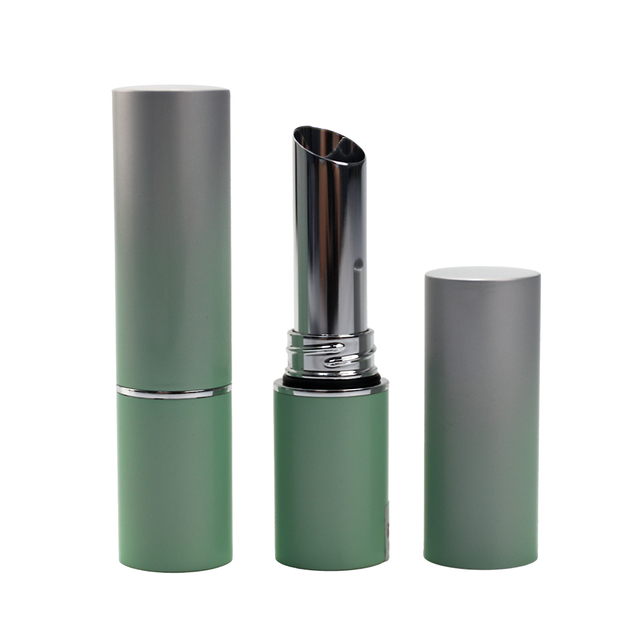 Case de lápiz labial de aluminio redondo y hermético