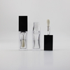 Tubos de brillo de labios PETG transparente cuadrado