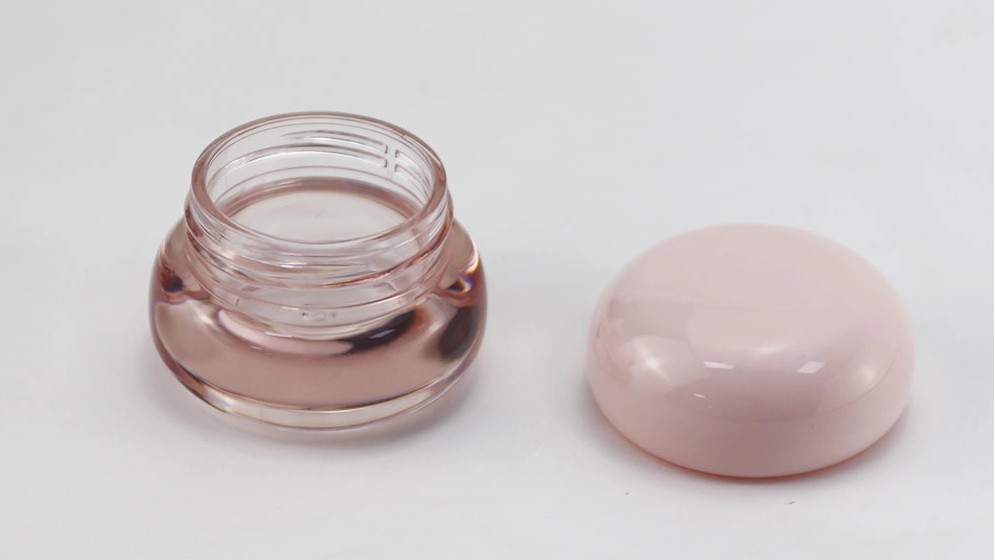 Tarro cosmético de crema de gramo pequeño adecuado para lodo labial, bálsamo colorete y más