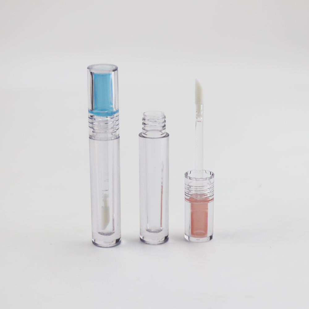 Tubo de brillo de labios grueso PETG de inyección de doble color