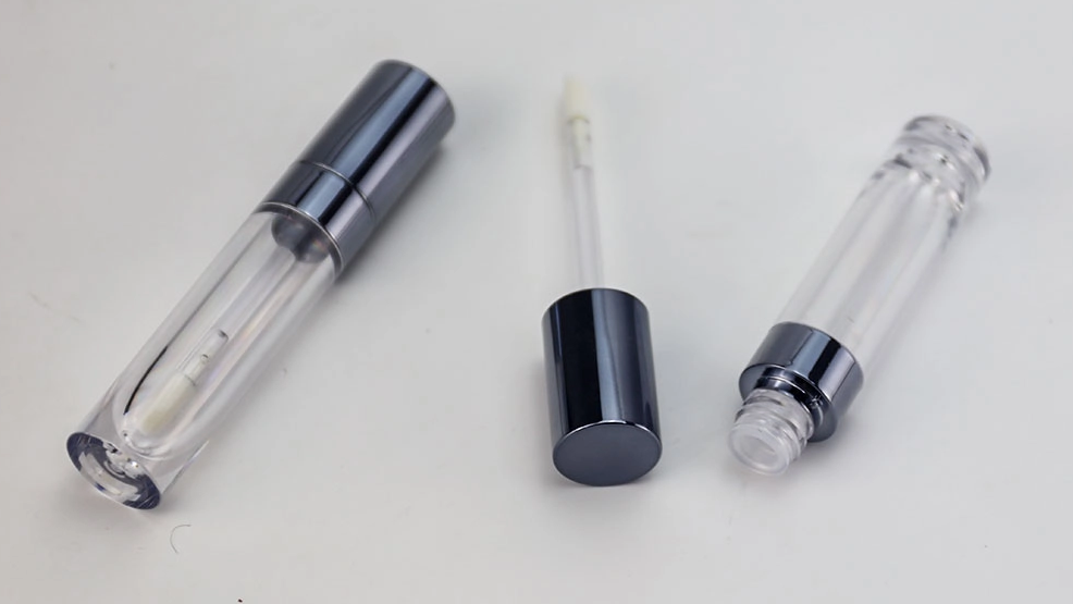 Envase de brillo labial líquido con aplicador: acabado personalizable y diseño a prueba de fugas