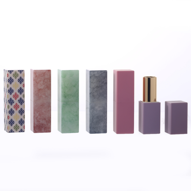 Envase de aluminio de los tubos de la barra de labios del metal plástico vacío magnético del logotipo privado personalizado