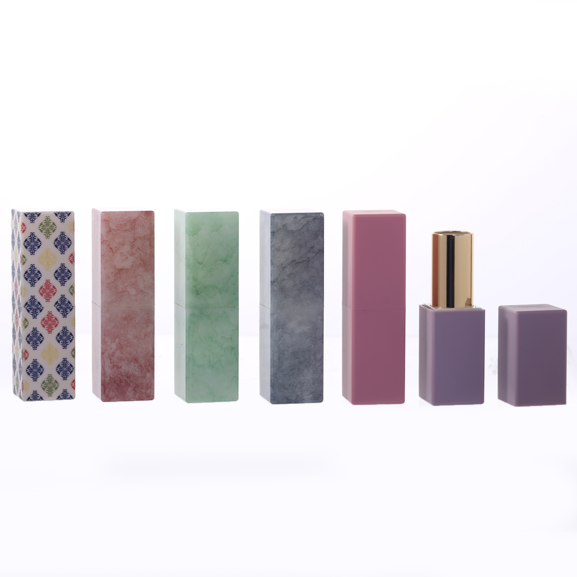 Container de lápiz labial de aluminio de metal vacío y aluminio por al mayor