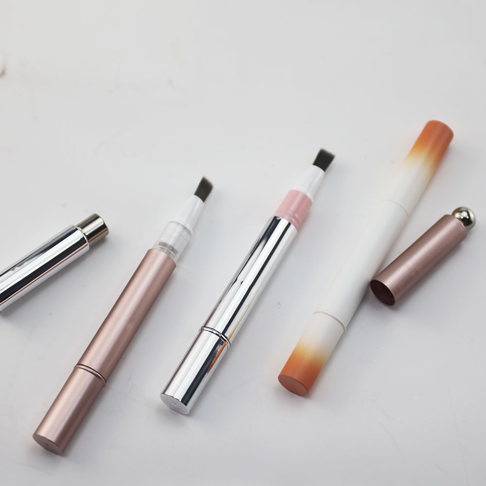 Bolígrafo de esmalte de uñas vacío de 2 ml con cuentas magnéticas para esmalte de uñas ojo de gato